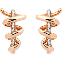 Серьги женские из золота Эстет 01С1111615, фианит
