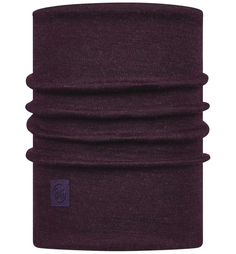 Теплый шерстяной шарф-труба Buff Wool heavyweight Solid Deep Purple