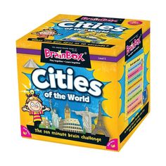 Настольная игра Сундучок Знаний BrainBox Cities of the World на английском языке 90044