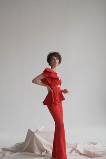 Брючный костюм женский Lipinskaya Brand laprosperite_265 красный M