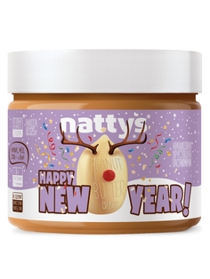 Арахисовая хрустящая паста Nattys® crunchy new year 325 г