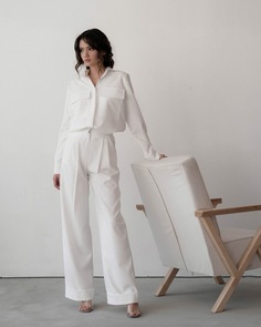 Брючный костюм женский Lipinskaya Brand toulouse_422 белый XL