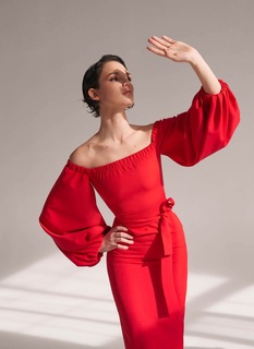 Платье женское Lipinskaya Brand goodvibes_241 красное M
