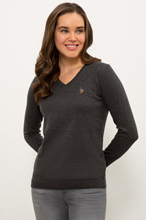 Пуловер женский U.S. POLO Assn. G082SZ0TK0TD02-BSK20 серый XL