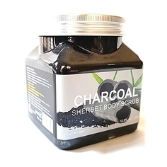 Скраб для тела Wokali Charcoal Sherbet Body Scrub Уголь 350 мл