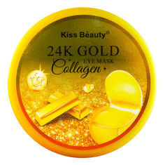 Гидрогелевые патчи для глаз Kiss Beauty 99% Peach Eye Mask с 24К золотом 60 шт