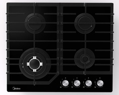 Встраиваемая газовая панель Midea MG645TGB Black