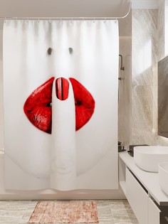 Олимп Текстиль Фотоштора для ванной джордан 180х200 см - 1 шт