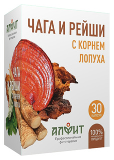 Концентрат на растительном сырье Чага и рейши с корн Алфит