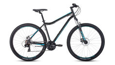 Велосипед Forward Sporting 29 2.0 Disc 2020 19" черный/бирюзовый