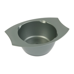 Чаша для краски Dewal с двумя ручками, с резинкой на дне 300 мл серая