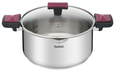 Кастрюля с крышкой Tefal Cook&Clip, 5 л (G7234674) TEFAL G7234674