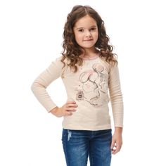 Джемпер Lucky Child, цвет: коричневый р.98