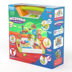 Конструктор ND Play 5 в 1 Объемные фигуры и шестеренки