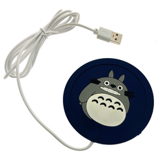 Подставка под кружку с подогревом LB-BPG силиконовая USB "Зверюшки", темно синий (Navy) Espada