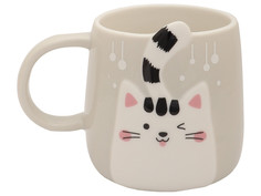Кружка Эврика Котик хвостик №1 410ml 30143