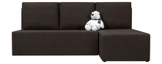 Диван тканевый угловой Каир Madagascar коричневый (Рогожка) D1 Furniture