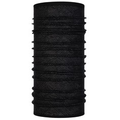 Тонкий шерстяной шарф-труба Buff Wool lightweight Tolui Black