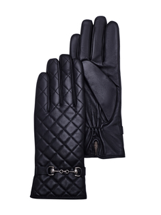 Перчатки женские Marco Bonne` ZF2027PEL черные р.7.5