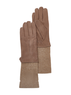 Перчатки женские Marco Bonne` ZF5208CAM бежевые р.7