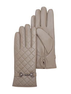 Перчатки женские Marco Bonne` ZF2027PEL бежевые р.8