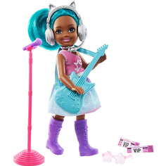 Кукла Barbie Набор Карьера Челси кукла+аксессуары (Рок-звезда) GTN89