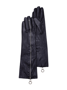 Перчатки женские Marco Bonne` ZF3936PEL черные р.8