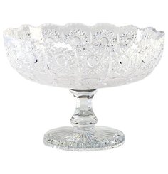 Ваза для конфет 20,5 см Aurum Crystal "Хрусталь резной" 037967