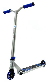 Самокат трюковый Y-Scoo Monster 100 mm silver