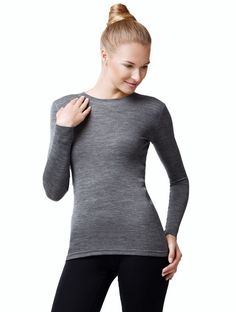 Кофта женская Norveg Soft, серый меланж