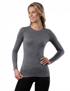 Кофта женская Norveg Soft Woolmark, серый меланж