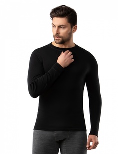 Кофта мужская Norveg Soft Woolmark, черный