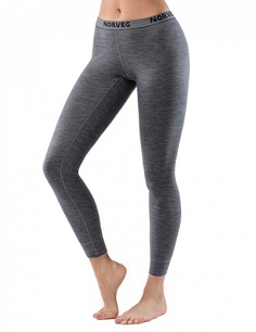 Леггинсы Norveg Soft Woolmark, серый меланж