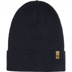 Шапка бини унисекс Fjallraven Classic Knit Hat синяя