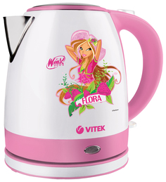 Чайник электрический Vitek Winx Flora WX-1001 White/Pink