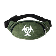 Поясная сумка унисекс CROSS CASE CC-4020 зеленая