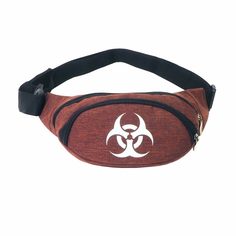 Поясная сумка унисекс CROSS CASE CC-4020 бордовая