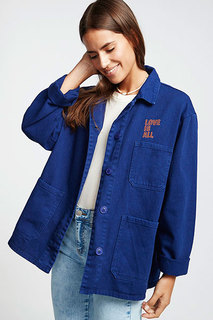 Джинсовая куртка женская Billabong Working Woman Royal S3JK03-BIP0 синяя M INT