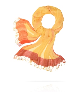 Палантин женский Michel Katana WS45-QUATRIEN желтый 100x200 см