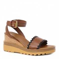 Женские босоножки SEE by CHLOE ROBIN SB36122A цв. светло-коричневый 39 EU