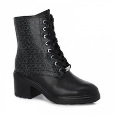 Женские ботинки CALVIN KLEIN CLEAT LACE UP ANKLE 35 MONO MIX HW0HW00563 цв. черный 40 EU