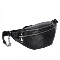 Поясная сумка женская OrsOro OPS-0158 черная