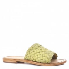 Женские шлепанцы LES TROPEZIENNES NATACHA цв. зелено-желтый 37 EU