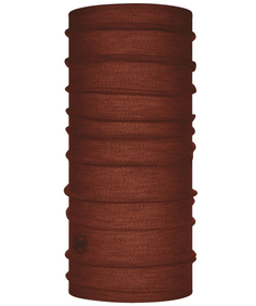 Тонкий шерстяной шарф-труба Buff Wool lightweight Solid Sienna