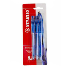 Ручки шариковые Stabilo Liner 3 шт