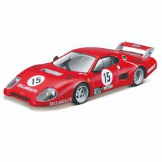 Коллекционная машинка Bburago Феррари 1:43 Ferrari Racing - 512 BB II serie 1981,красная