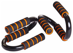 Упоры для отжиманий Bradex Титан SF 0170 до 200 кг черно-оранжевые