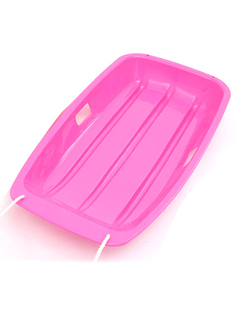Ледянка URM санки пластиковые, 90*44 см, розовый D00685