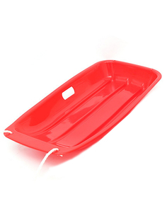 Ледянка URM санки пластиковые, 120*45 см, красный D00678