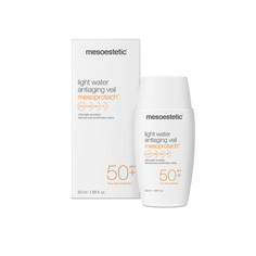 Солнцезащитная эмульсия для лица Mesoestetic SPF50+ Mesoprotech light water antiaging veil